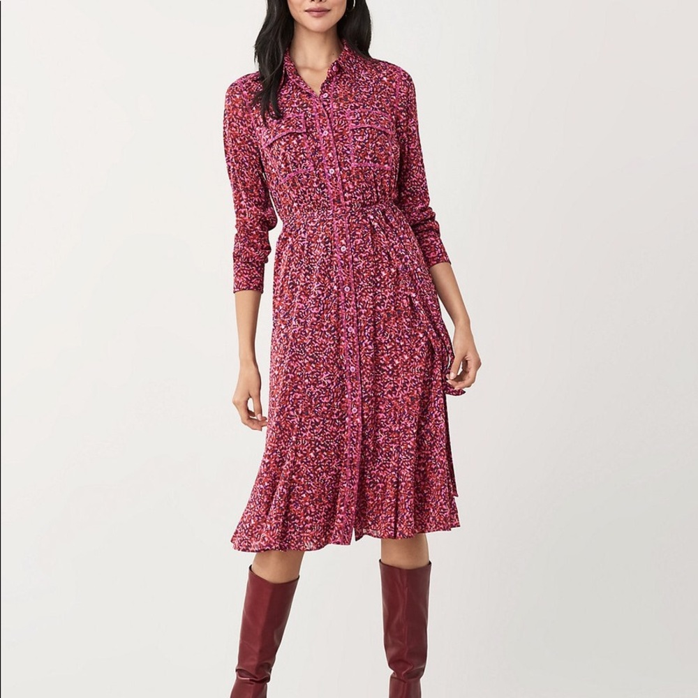 Diane Von Furstenberg DVF Andi shirtdress XS NWT - Picture 4 of 9